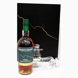 Shortcross Inaugural Single Malt Irish Whiskey Presentation Box Glasses 46% abv 70cl