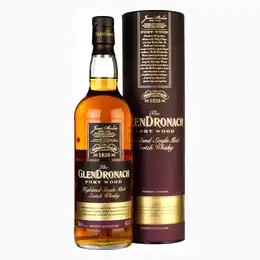 THE GLENDRONACH Port Wood Highland Single Malt Scotch Whisky 70cl 48%