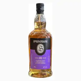 SPRINGBANK DISTILLERY 18yo 2024 46% abv 70cl