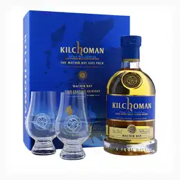 Kilchoman Machir Bay Glass Set Islay Single Malt Scotch Whisky 70cl