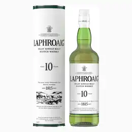 Laphroaig 10 Year Old Single Malt Scotch Whisky 70cl