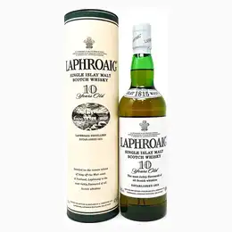Laphroaig 10 Year Old Single Malt Scotch Whisky, 70cl, 40% ABV