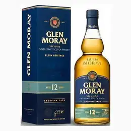 Glen Moray Heritage 12 Year Old - American Cask - Single Malt Scotch Whisky