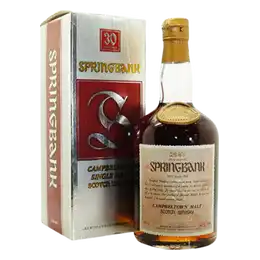 Springbank 30 Year Old 1980 Whisky Single Malt Scotch Whisky Old & Rare