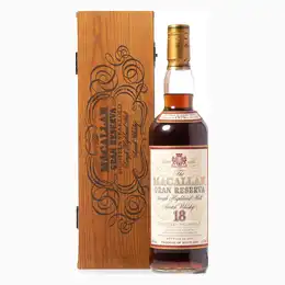 Macallan 1979 18 Year Old Gran Reserva Bottled 1997 With Original Wooden Box