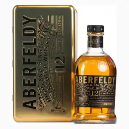Aberfeldy 12 Year Old Limited Edition Gold Bar Tin - 40% 70cl