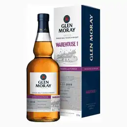 Glen Moray 2008 Warehouse 1 Manzanilla Finish Limited Edition Speyside Single Malt Scotch Whisky 70cl