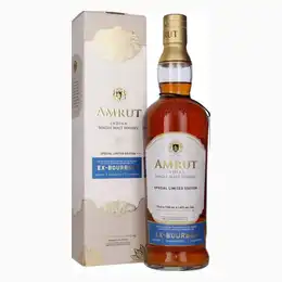 Amrut 2016 7 Year Old Ex-Bourbon Single Cask #197 UK Exclusive - 60% 70cl