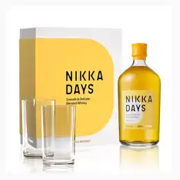 Nikka Days Whisky & 2 Glass Gift Set