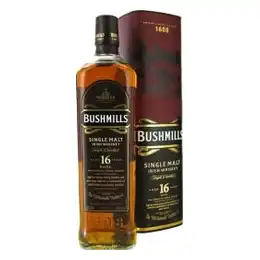 Bushmills 16 Year Old Single Malt Irish Whiskey 40% 70cl