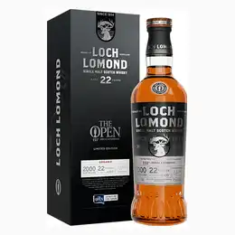 Bottle Of Loch Lomond Open Course Collection 22 Year Old Whisky And Gift Box