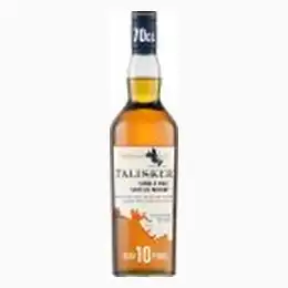 Talisker 10 YO Single Malt Scotch Whisky Bottle with Box