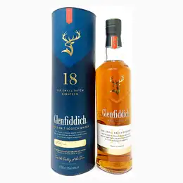Glenfiddich 18 Year Old Small Batch Single Malt Whisky 70cl, 40% ABV