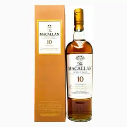 Macallan 10 Year Old Sherry Oak Single Malt Scotch Whisky, 70cl, 40% ABV