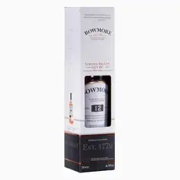 Bowmore 12 Year Old & Single Glass Gift Pack