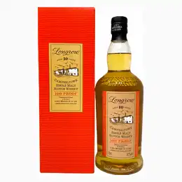 Longrow 10 Year Old 100 Proof Limited Edition Single Malt Scotch Whisky, 70cl, 57% ABV