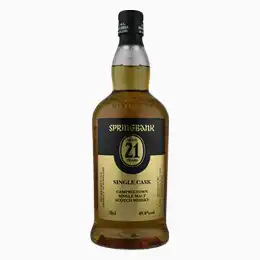 Springbank 21 Year Old Single Malt Whisky
