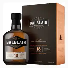 Balblair 18 Year Old Highland Single Malt Scotch Whisky 70cl