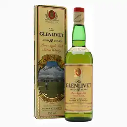 Glenlivet 12 Year Old Classic Golf Courses Royal Troon Bot.1980s