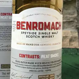 Benromach Contrasts: Peat Smoke Single Malt Scotch Whisky 70cl The