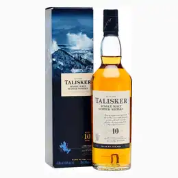 Talisker 10 Year Old Island Single Malt Scotch Whisky 70cl