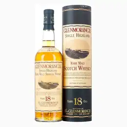 Glenmorangie 18 Whisky 70cl Old Tube Presentation