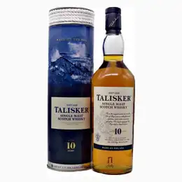 Talisker 10 Year Old Single Malt Scotch Whisky Limited Edition Rope Gift Tin 70cl