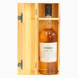 Caol Ila 15 Year Old Islay Whisky Flora & Fauna Wooden Box