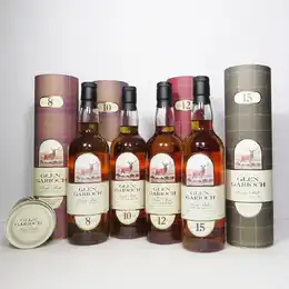 Glen Garioch 8, 10, 12 & 15 Year Old - Full Set Core Range label 2000s 