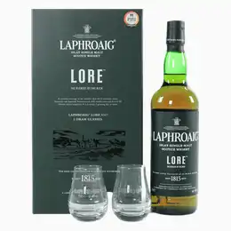 Laphroaig Lore Single Malt Whisky Gift Set