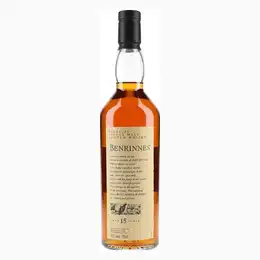 BENRINNES 15 Year Old Flora & Fauna Speyside Single Malt Scotch Whisky 70cl 43%
