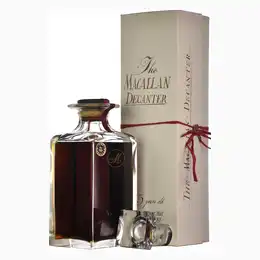 Macallan 25 Year Old Crystal Decanter 1980s