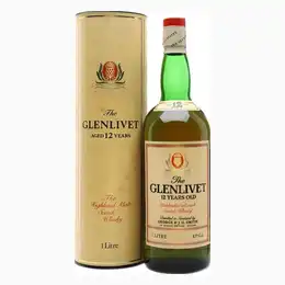 Glenlivet 12 Year Old Bot.1980s Litre