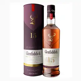 Glenfiddich 15 Year Old Single Malt Scotch Whisky 70cl