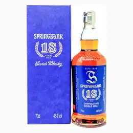 Springbank 18 Year Old Inaugural Release Single Malt Scotch Whisky, 70cl, 46% ABV