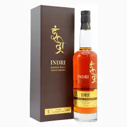 Indri Dru Cask Indian Single Malt Whisky, 70 cl