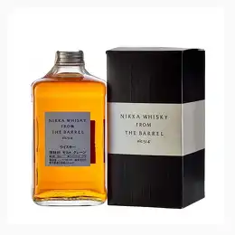 Bottle Of Nikka Whisky From The Barrel And Stylish Gift Box