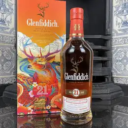 Glenfiddich 21 Year Old Reserva Rum Cask Finish - Chinese New Year Edition