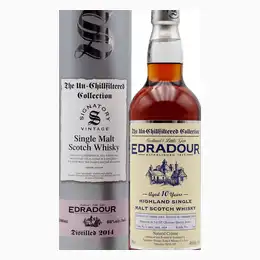 Edradour 10 Year Old - 2014 Un-Chillfiltered Collection - Signatory 