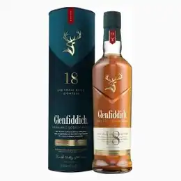 Glenfiddich 18 Year Old Scotch Whisky 70cl