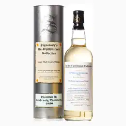 Laphroaig 1990 12 Year Old Signatory Vintage Bottled 2002 With Original Tube