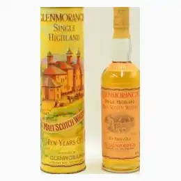 Glenmorangie 10 Year Old Highland Whisky Distillery Tin 1990s 75cl