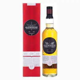 Bottle Of Glengoyne 12 Year Old Whiskey With Vibrant Red Gift Box
