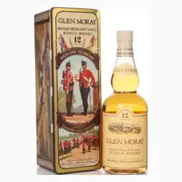Glen Moray 12 Year Old - Highland Regiments - The Highland Light Infantry - 1980s Whisky 70cl