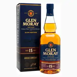 Glen Moray 15 Year Old Whisky 40%