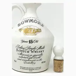 Bowmore 15 Year Old Ceramic Flagon Single Malt Scotch Whisky, 75cl, 40% ABV
