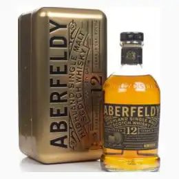 Aberfeldy 12 Year Old with Gold Bar Tin Whisky 70cl