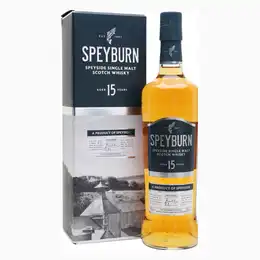 SPEYBURN 15 Year Old Speyside Single Malt Scotch Whisky 70cl 46%