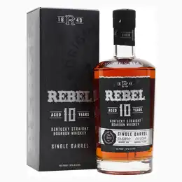 Rebel 10 Year Old Single Barrel Bourbon