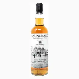 Springbank Grand Re-Opening The Ugadale Hotel Single Malt Scotch Whisky, 70cl, 46% ABV
